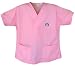 Auburn Pink Scrubs Tops SHIRT -Size MED Auburn Tigers For HER -Officially Licensed NCAA College Logo Apparel Unique GIFT Ideas For Mom Nurses Ladies Students Graduation