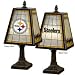 Pittsburgh Steelers Memory Company Art Glass Table Lamp NFL Football Fan Shop Sports Team Merchandise