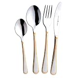 Gerlach Silverware - 18K Gold Plated, 24 pcs Set