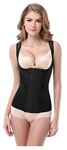 Fedo Design Womens Vest 6 Hooks Breathable Workout Waist Trainer Corset Waist Cincher