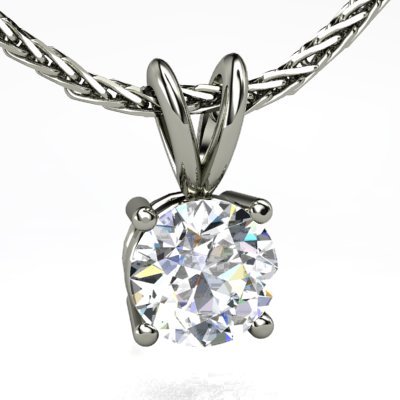 Click here for Round Diamond Necklace in Platinum prices