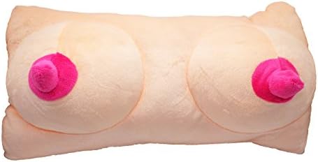 Adult Funny Human Sex Organ Pillows Big Penis with Dick Eggs Breasts Boobs (Breasts)