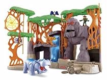 Imaginext Gorilla Mountain Mega Ultimate Gift Set with BONUS Extra Jungle Animals