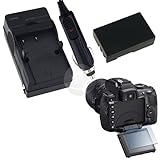 FOR NIKON EN-EL9 ENEL9 REPLACEMENT BATTERY + CHARGER + LCD Screen Protector ....
