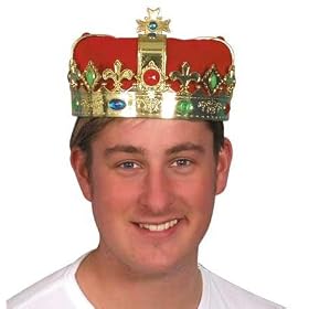 Gold Crown Jewelled (Red Velvet)