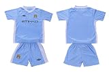 Manchester City 2012 Kids Home Jersey Shirt & Shorts For Kids 11-13 Years Old