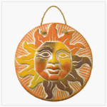 Sun Face Plaque - - Great Outdoor Decor !!!