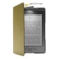 �tui en cuir avec lampe int�gr�e Amazon pour Kindle - Vert olive (est compatible avec Kindle uniquement)