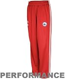 adidas Philadelphia 76ers Red On-Court Warm Up Performance Pants