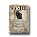 Newfoundland Wanted Fridge Magnet No 2 Black