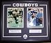 Cowboys Roger Staubach Tony Dorsett Framed 8x10s