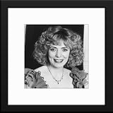 Alison Steadman Custom Framed And Matted B&W Photo (Headshot) Total Size: 18x18 Inches