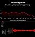 StarryBay Ultra Lightweight Bluetooth Headphones - L06 Bluetooth V4.1 Sweatproof Magnet Stereo Earbuds for Handsfree Sports Headset for iPhone and Android (red-black )