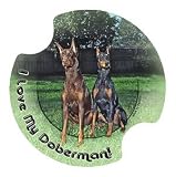 Doberman Pinscher Carsters, Coasters for Your Car