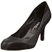 Taryn by Taryn Rose Women's Hallow Snake And Suede Pump,Black,11 M US