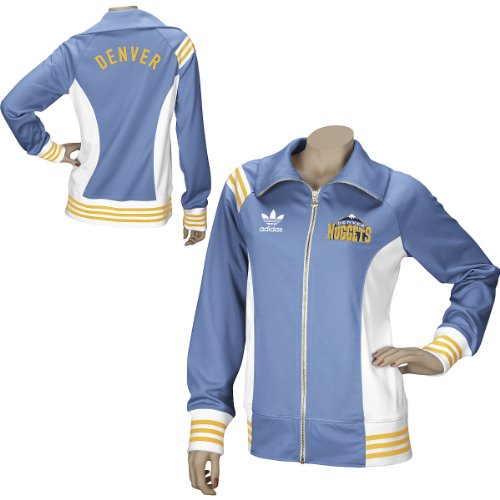 Adidas Denver Nuggets Womens Court Series Track Jacket Extra Large