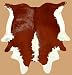 Red Hereford Cowhide Rug
