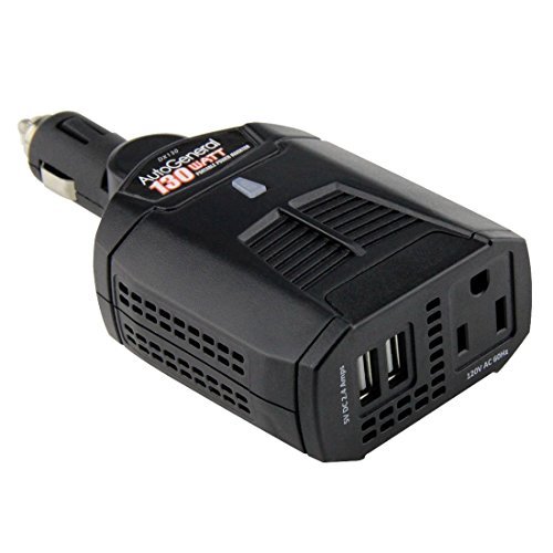 Power Inverter AutoGeneral 130W DC 12V to 120V AC Car Inverter DC