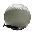 Burst Resistant Yoga/Exercise Ball with Pump, Silver 55 cm Diameter