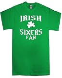 IRISH 76ERS FAN SHAMROCK IRELAND PRIDE KELLY GREEN T SHIRT jersey