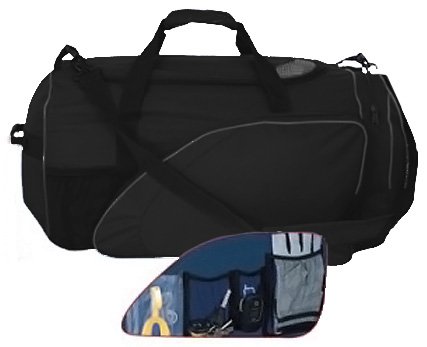 Champro Varsity Football Equipment bag - Black/Gray 