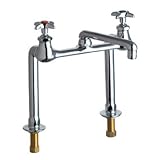 Tools & Hardware : Chicago Faucets 941-CP Fittings - 8" Centers, Chrome