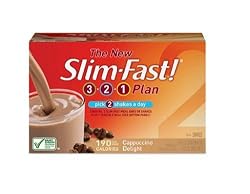 Slim-Fast 3-2-1 Plan, Ready To Drink Shake, Cappuccino Delight, 11-Ounce Cans in 6 Count Boxes