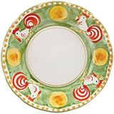 Vietri Campagna Gallina Rooster Dinner Plate 10 In (Set Of 2)