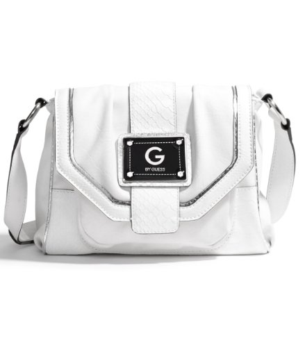 G by GUESS Farren Crossbody WHITE
