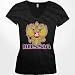 Russia Coat Of Arms Juniors V-Neck T-shirt, Russian Double Eagle Design Junior's V-Neck Tee Shirt