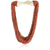 Lucky Brand Kindred Spirits Gold-Tone Red Seed Bead