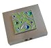 Gem Leaf Green Travel Jewelry Case
