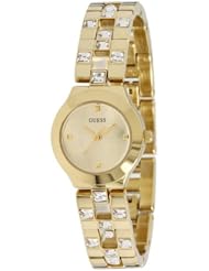 GUESS Womens U10085L1 Feminine Sparkle and Polish Watch