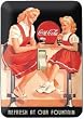 Coca-Cola Fountain Metal Switch Plate Cover Coke