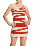 2b One Shoulder Striped Bodycon Bandage Dress BAKED APPLE (S) 41yqDtnYS7L. SL160 2b One Shoulder Striped Bodycon Bandage Dress BAKED APPLE (S)