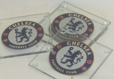 Chelsea F.C. Official Glass Coasters