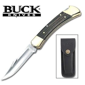 Buck Knives - Sheath for Folding Hunter 110, Black Leather