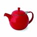 FORLIFE Curve 24-Ounce Teapot with Infuser, Red