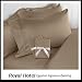 Royal Hotel's Solid Taupe 1400-Thread-Count 4pc King Bed Sheet Set 100-Percent Egyptian Cotton, Sateen Solid, Deep Pocke