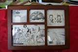 Walnut 5 Opening Collage Wooden Jewelry Box