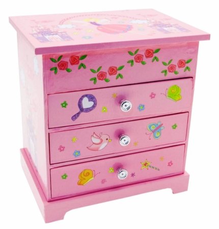 Mele Co Childrens Lilly Musical Jewellery Box