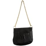 Lauren Merkin Tess Snake-Print Evening Bag