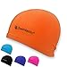 Swimtastic Lycra Swim Cap - 5 Stylish Colors to Choose From (Orange)