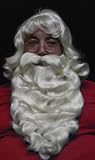 Supreme Santa Wig and Beard with Attached Moustache