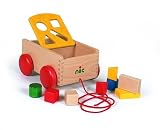 Eigenschaften nic - Holzspielzeug 1555 / nic - Holzspielzeug 1555 - Formenwagen gelb