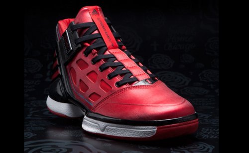 Adidas adizero Rose 2 Windy City Shoes - Red & Black - Derrick Rose