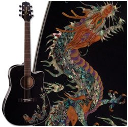 Childrens Toyshop  Musical Instruments : Takamine G Series EG531SCDR Dreadnaught Cutaway Acoustic-Electric Guitar, Gloss Black