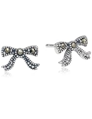 Betsey Johnson "Precious Luxuries" Crystal Bow Stud Earrings