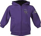 Colorado Rockies Toddler Zipfront Hooded Sweatshirt