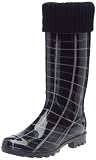 Jardy Alice, Bottes de pluie femme - Noir/blanc, 40 EU